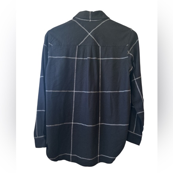 Athleta Gorpcore Heat Gen Flannel Plaid Button Down Shirt Women’s Small - Picture 2 of 6